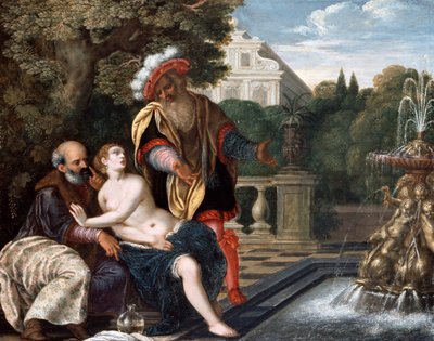 Susanna and the Elders by Jakob Ernst Thomann von Hagelstein